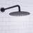 10-Inch High Pressure Rainfall Shower Head High Flow Stainless Steel Shower Head-62074668-123244138-123244136