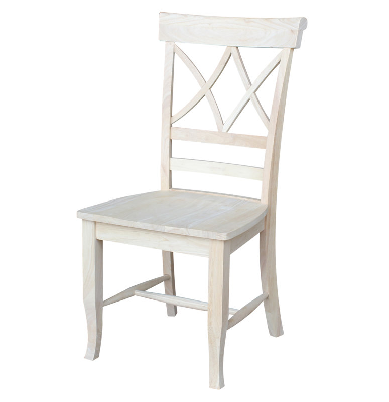 Chaise en bois massif Delfreda