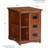 Aaliyah Solid Wood Farmhouse One Shelf One Door End Table-703777593