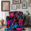 Jeté Neon Heartscape - 1 pièce Sherpa Premium-128454841