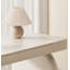 Bureau de style français en bois massif crème-110115694