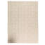 Wool Geometric Area Rug in White