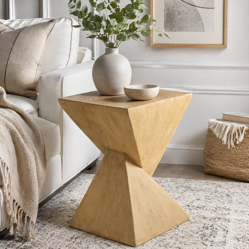 Table d'appoint moderne, Clair naturel