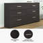 Commode double 6 tiroirs Eria