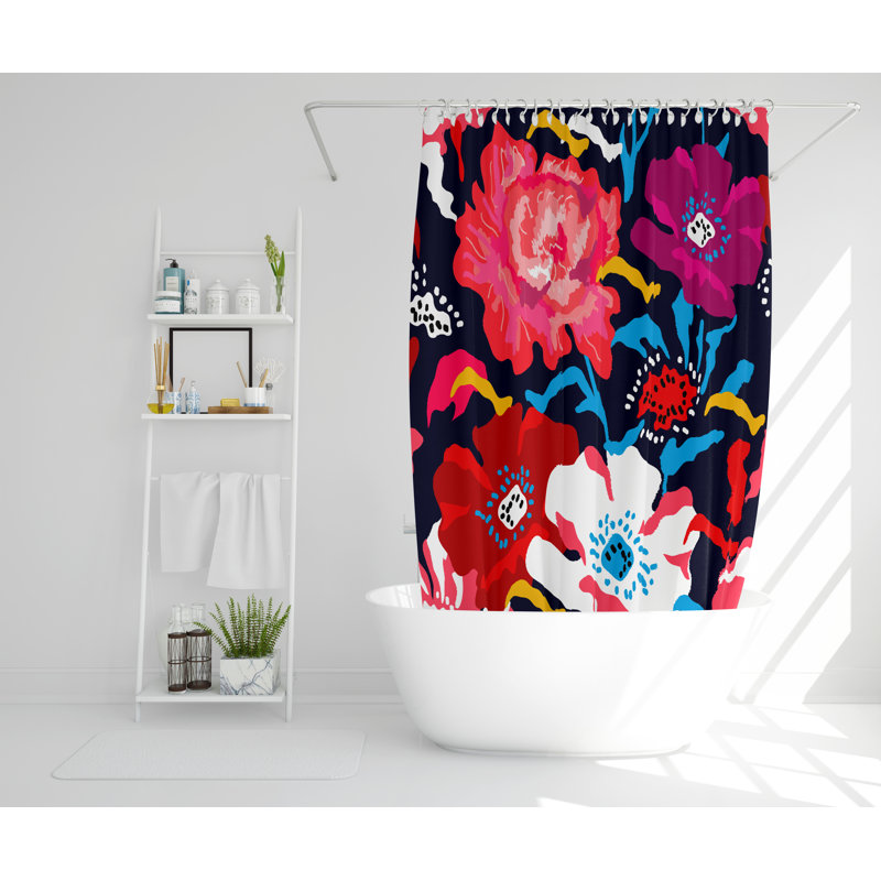 Griswalda Polyester Shower Curtain Set, 168cm H x 168cm W