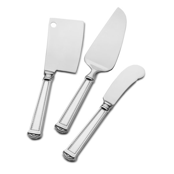 Tuttle Pantheon 3 Piece Sterling Silver Cheese Serving Set