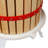 Fruit Wine Press - 100% Nature Apple&Grape&Berries Crusher Manual Juice Maker For Kitchen, Solid Wood Basket With 8 Blocks Cider Heavy Duty Wine Making Press (7.9 Gallon)