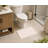 Checkered Absorbent Non-Skid Rectangular Toilet Mat