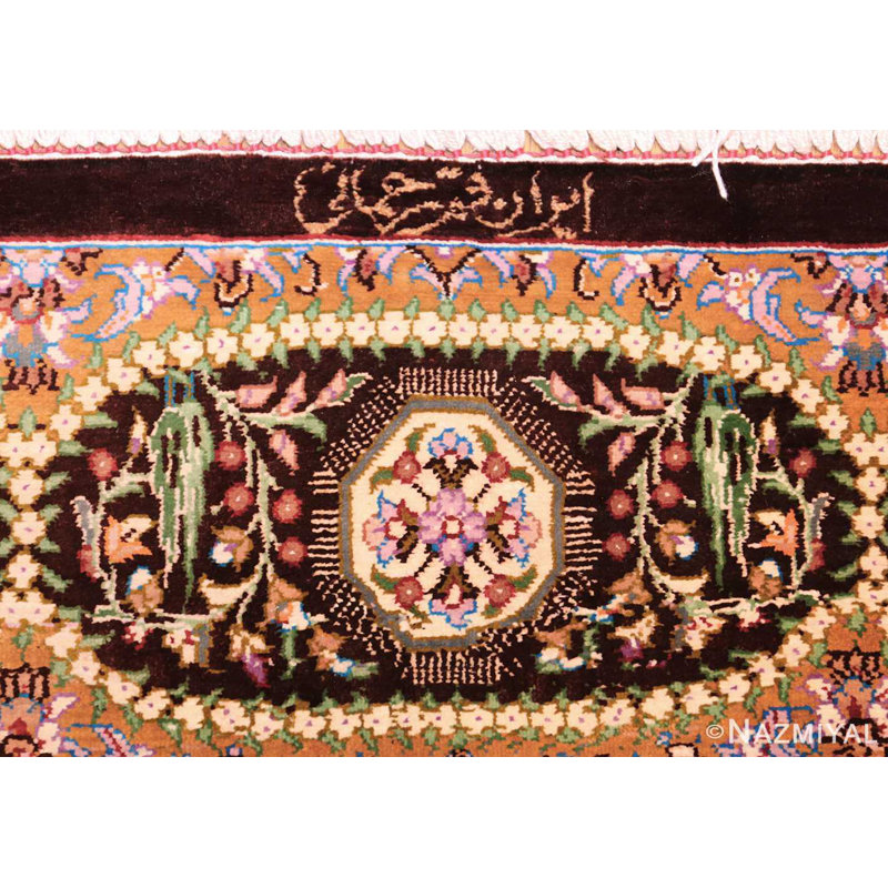 Persian Silk Oriental Area Rug