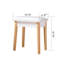 Tabouret de coiffeuse en bois