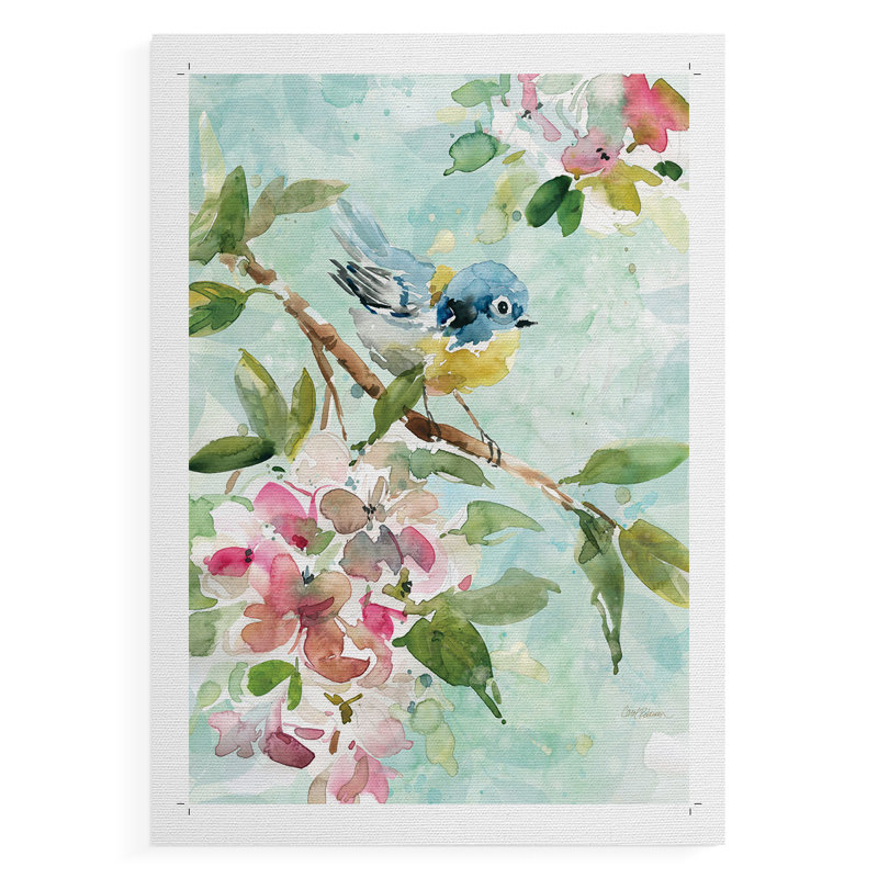 Asbury Garden Song I - Impression sur toile seulement - NON-CADRE