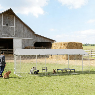Chenil d'extérieur pour animal de compagnie, grand chenil pour chien