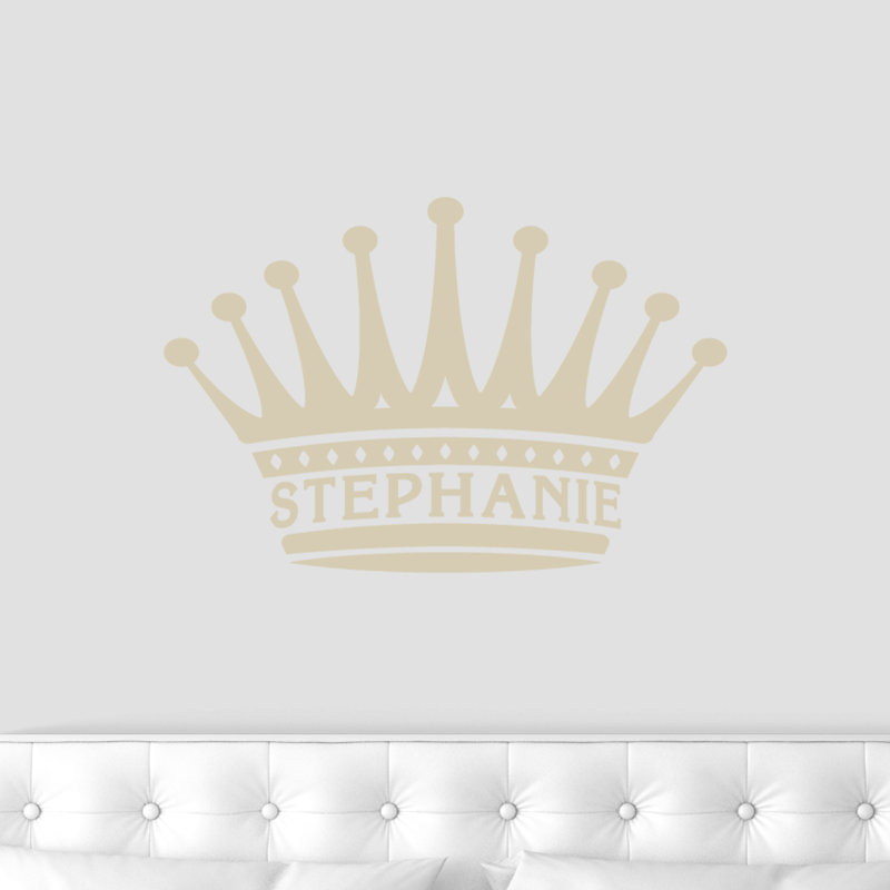 Abstract Wall Decal, Yes, Light Beige