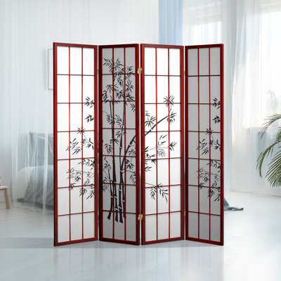 Tabron 70.25'' Tall Lucky Bamboo Shoji Screen