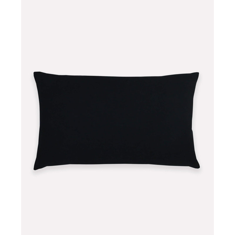 Lumbar Pillow Cover & Insert, Charcoal