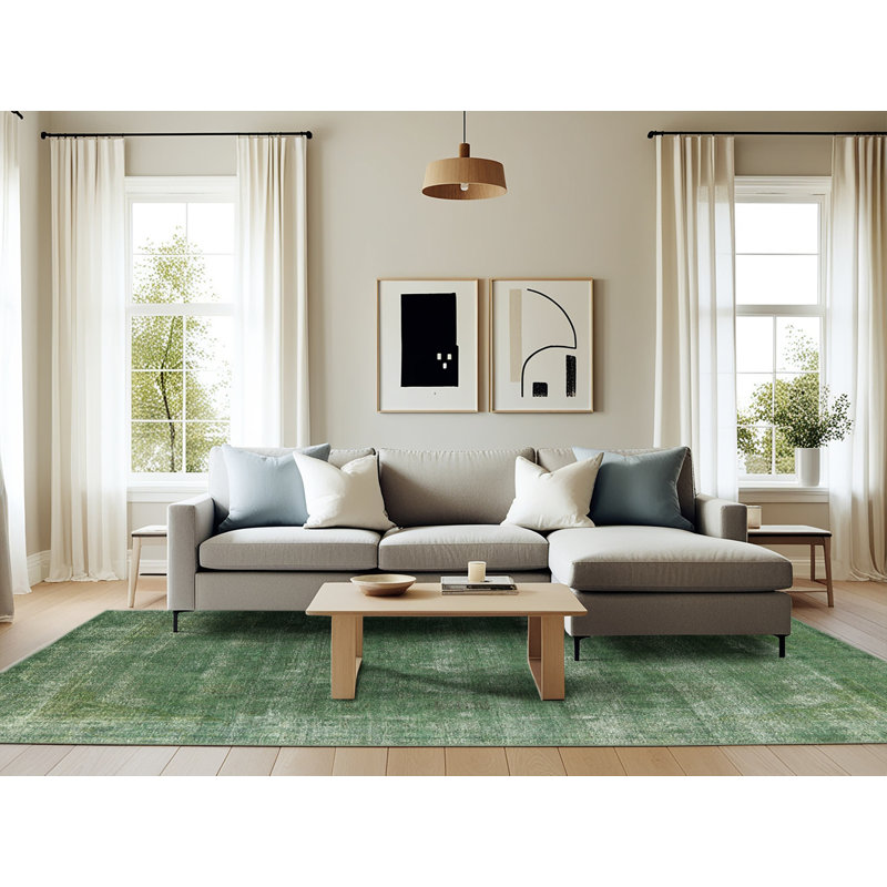 Oriental Indoor Rug, Rectangle 6' x 9'