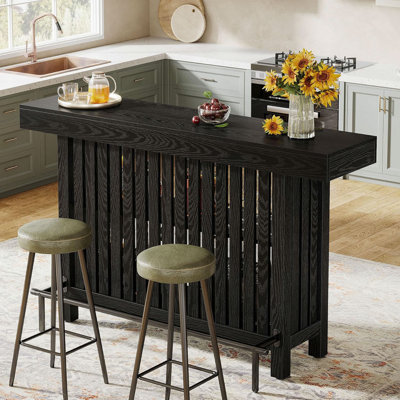 Unité de bar 63 po Modern Black