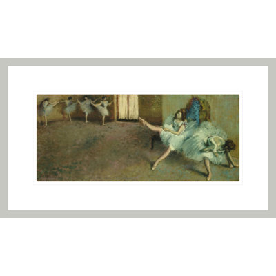«Avant le ballet» par Edgar Degas, impression giclée sur cadre