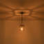 Luminaire suspendu carré 1 lumière Farmhouse