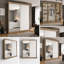 Modern 2 Door Sliding Wardrobe-345099779
