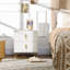 Minneapolis 40cm W Manufactured Wood Bedside Table