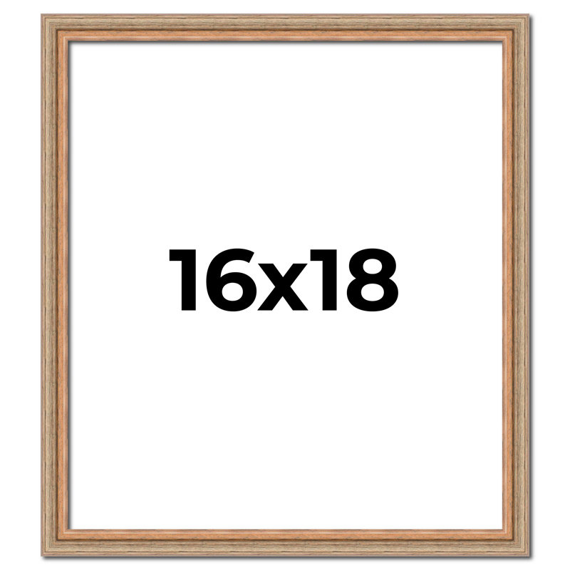 Cadre photo en bois massif Jaronte, 20 po x 24 po