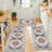 Chassia Non-slip Washable Kitchen Mat Runner Rug Set-373430559