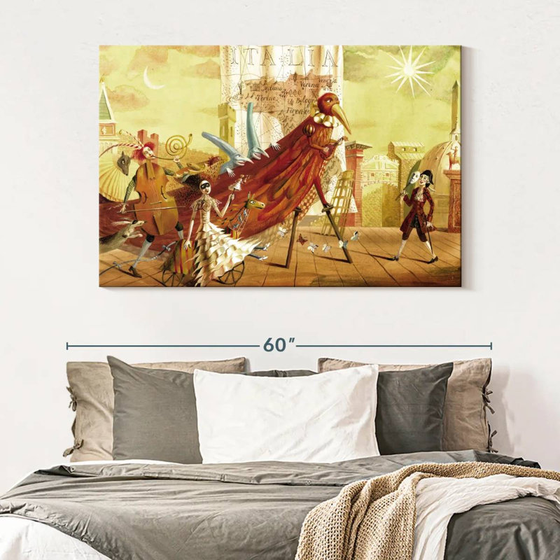 Nicci Under The Sun Of Italy, 34" H x 51" W