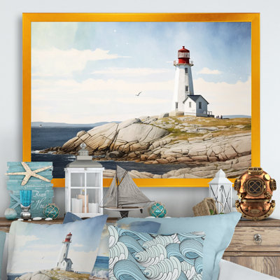 Phare de l'océan - reproduction sur toile