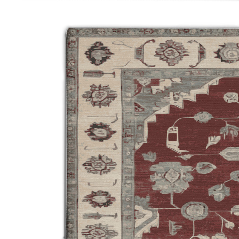 Tapis gris intérieur et extérieur surteint