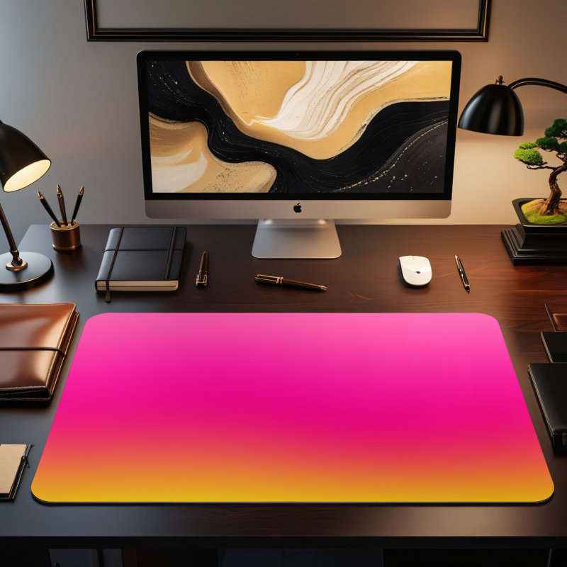 Polyester Desk Pad, 14.4x12.1