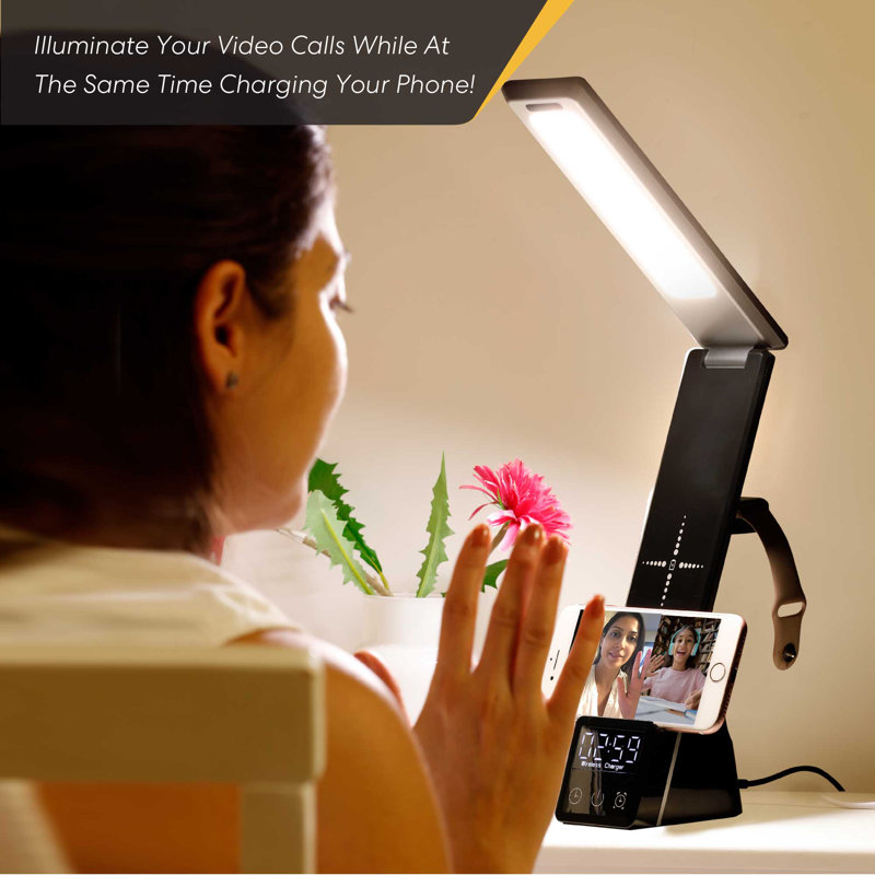 Sein Wireless Charge LED Table Lamp for Apple Products Dock Station for iPhone Apple Watch AirPods, Black