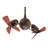 39" Acqua 6 - Blade LED Dual Ceiling Fan with Remote Control and Light Kit Included-2076077053