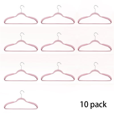 Velvet Flocked Clothes Hangers