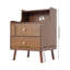 Table de chevet 2 tiroirs