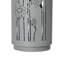 Fontaine d'extérieur 34,25 "en métal gris clair avec lumières DEL