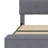 Modern Upholstered Daybed with Storage Footstool, Built-In Shelves, Trundle, USB and LED-1243511484