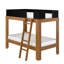Lit superposé simple en bois massif Ambur-124577365