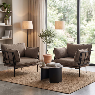 Fauteuil d'appoint surdimensionné Boucle