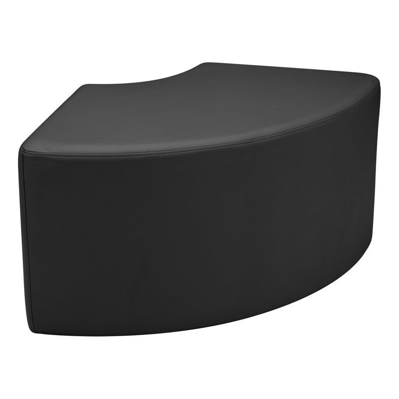 Tabouret de quart de salle à manger modulaire de Learniture, H 18 po x l 37 po x P 27 po, Non, Noir