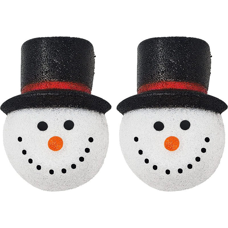 Bonhomme de neige éclairé