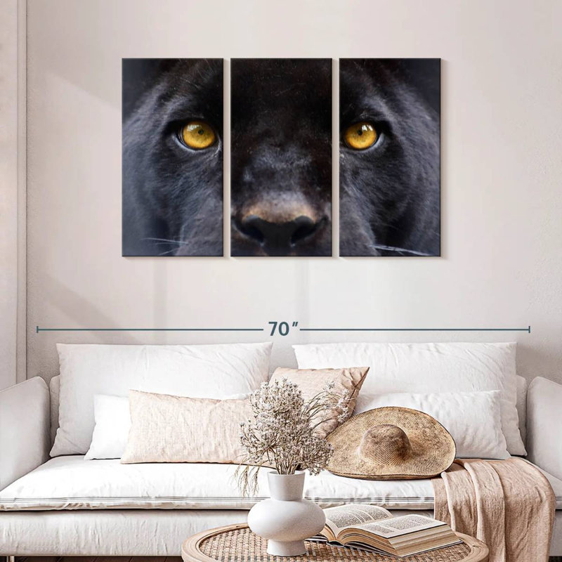 Panther Eyes, 28" H x 45" W