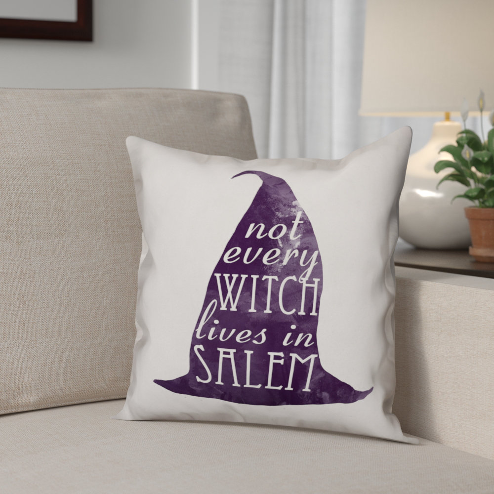 Not Every Witch Lives in Salem Throw Pillow Designs Direct Creative Group Pillow 