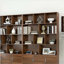 Bibliothèque 70,87 "de haut avec 10 cubes et 3 portes, bibliothèque à 4 niveaux, bibliothèque ouverte avec armoire