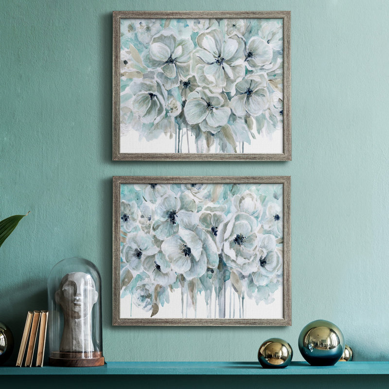 Harmony sarcelle Harmony I - ensemble de 2 reproductions de cadres photo