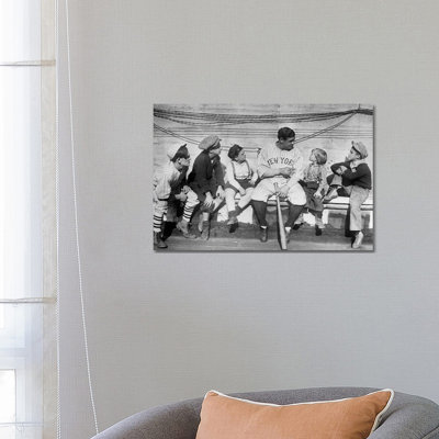 George H. Ruth 1 Piece Wrapped Canvas Wall Art
