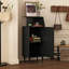 Armoire d'appoint moderne en bois massif