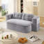 Canapé 2 en 1 pliable avec couverture multifonctionnelle, revêtement en velours côtelé moelleux, assise profonde, idéal pour les salons et les bureaux-2004231130
