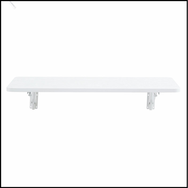 Wall Mounted Folding Table, Space-Saving Floating Desk for Laundry, Kitchen, and Bathroom Use