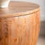 Table basse 31,50 "en forme de seau de style rétro avec fonction de rangement, pour le bureau, la salle à manger et le salon